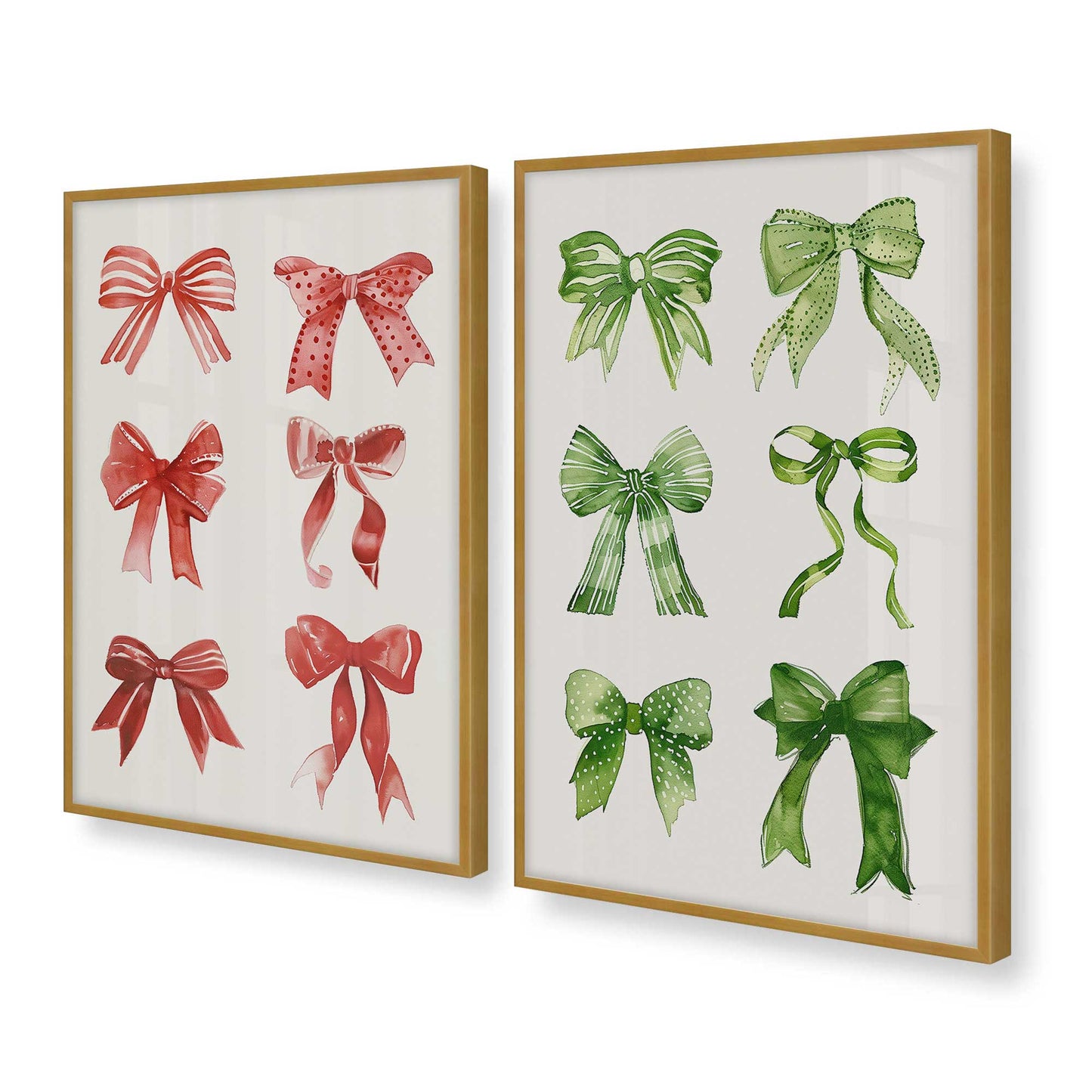 [Color:Polished Gold], Picture of art in a Polished Gold frame at an angle