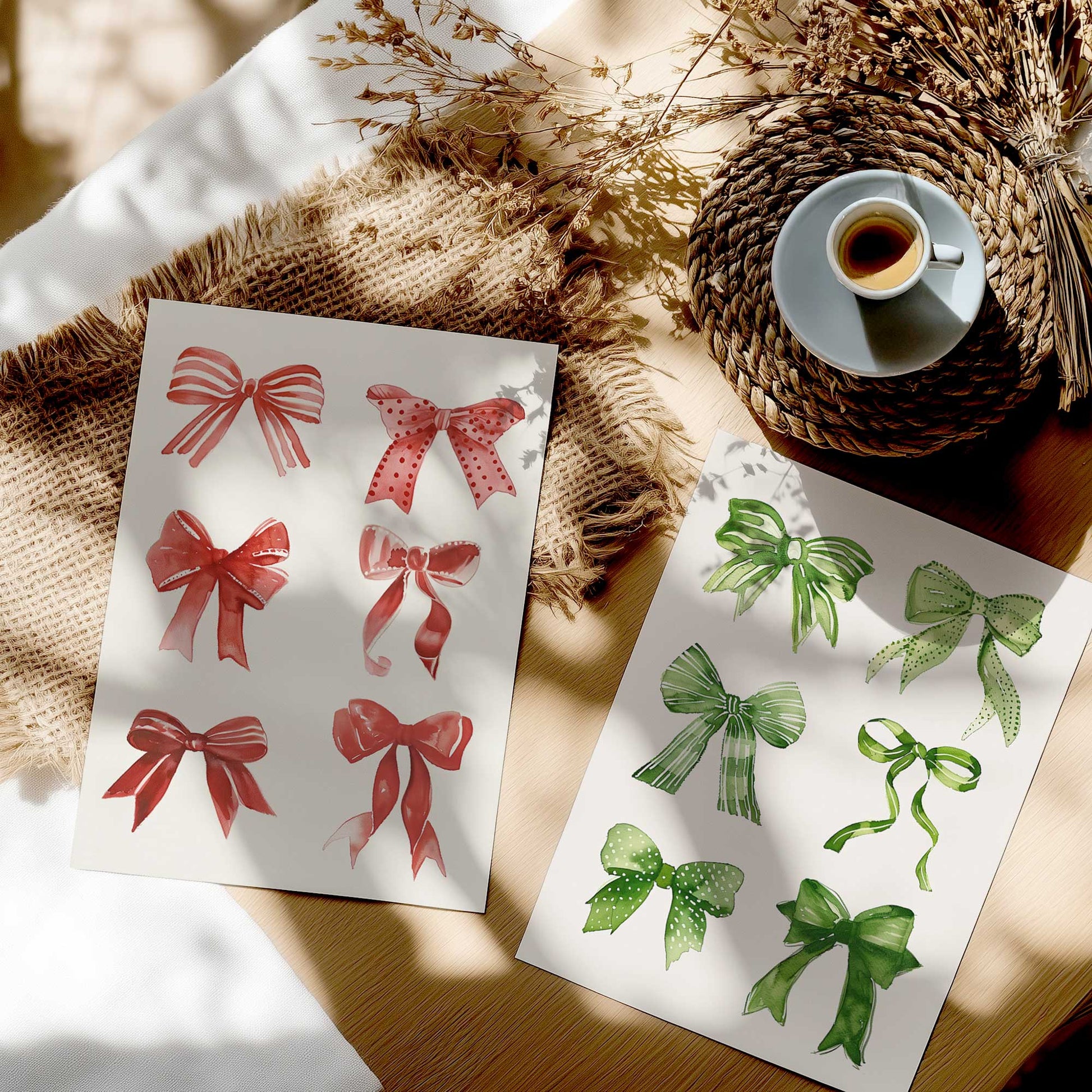 [color:Rolled Print], Picture in a room