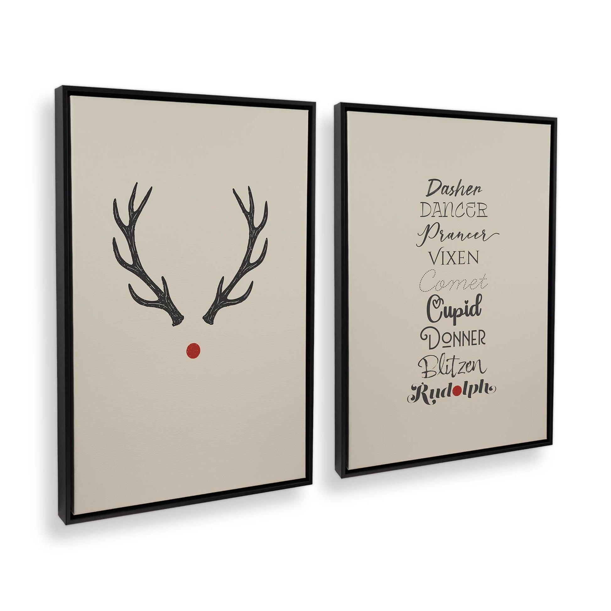 [Color:Satin Black], Picture of art in a Satin Black frame at an angle