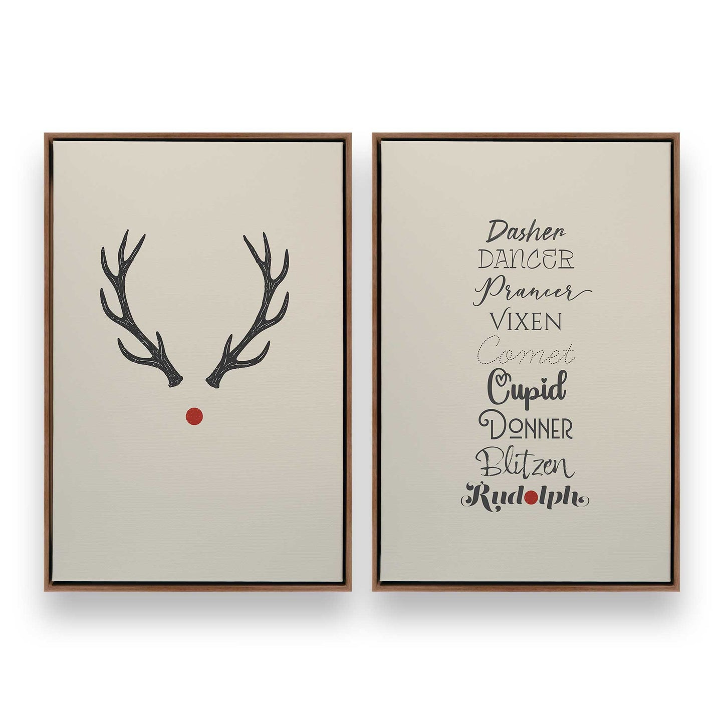 [Color:Walnut], Picture of art in a Walnut frame