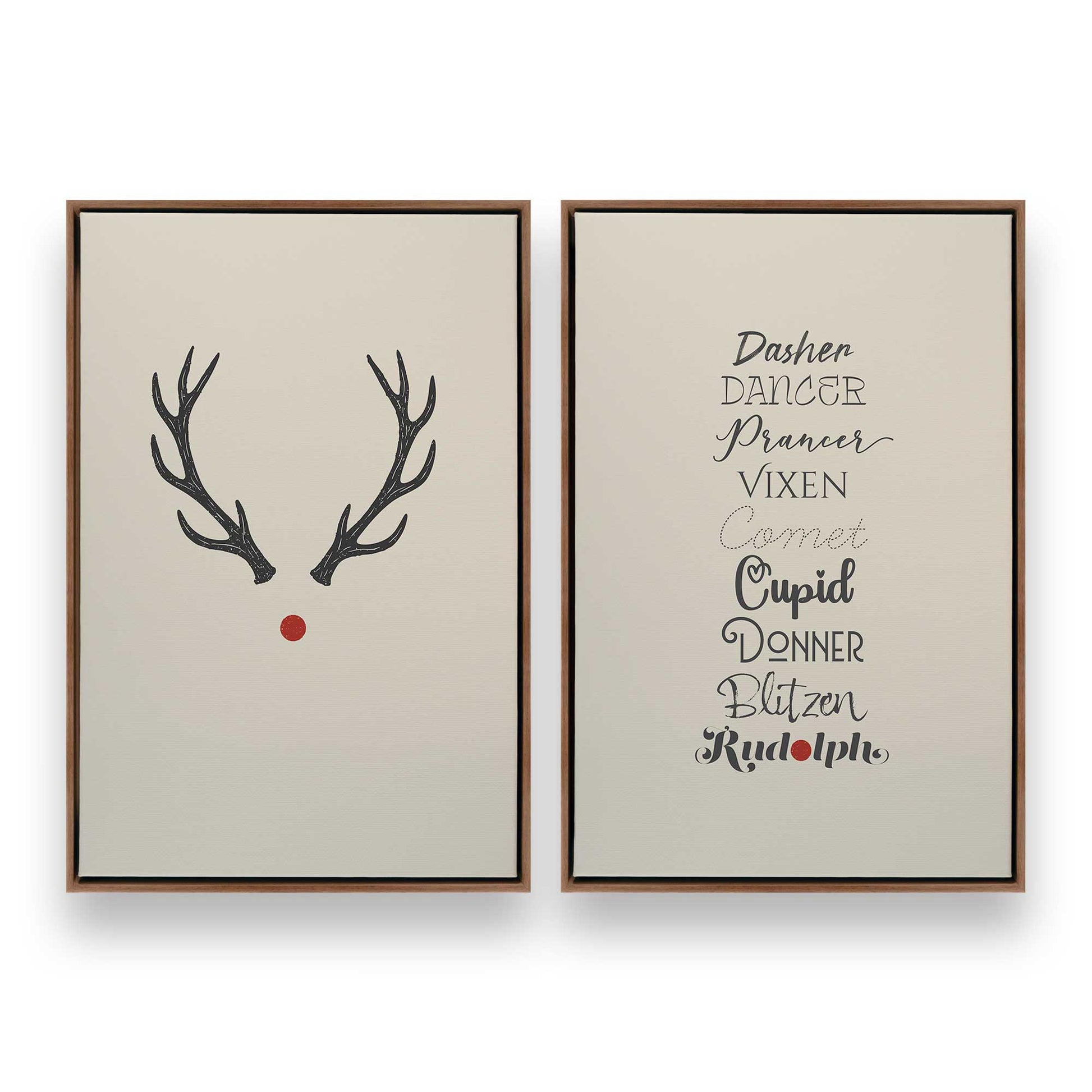 [Color:Walnut], Picture of art in a Walnut frame