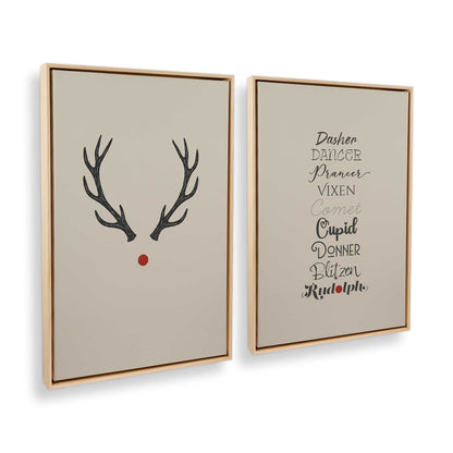 [Color:American Maple], Picture of art in a American Maple frame at an angle