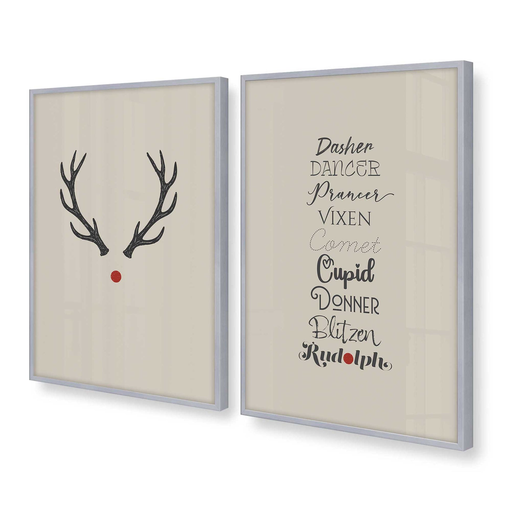 [Color:Polished Chrome], Picture of art in a Polished Chrome frame at an angle