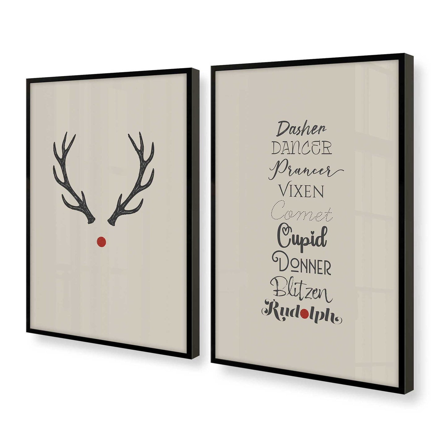 [Color:Satin Black], Picture of art in a Satin Black frame at an angle