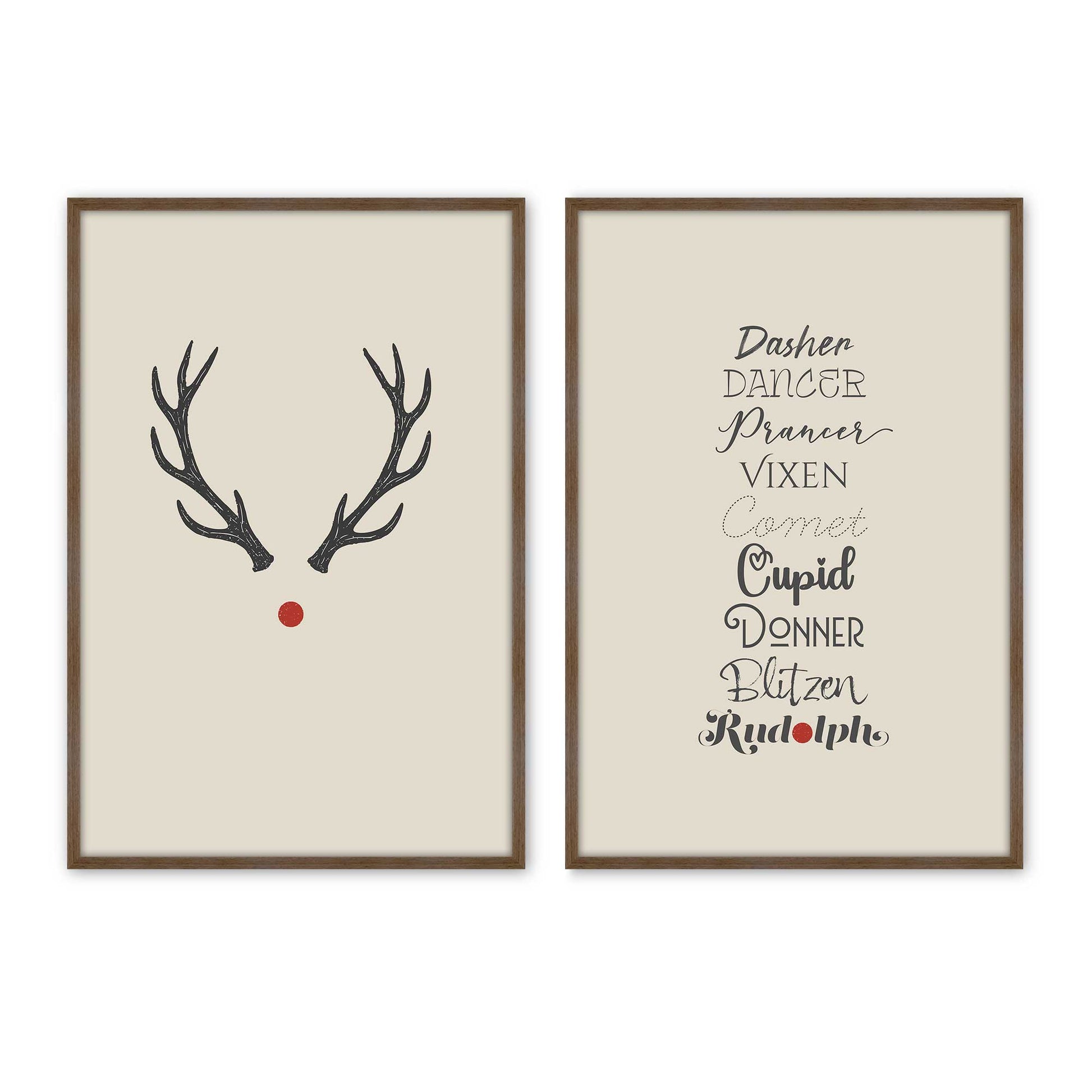 [Color:Walnut], Picture of art in a Walnut frame