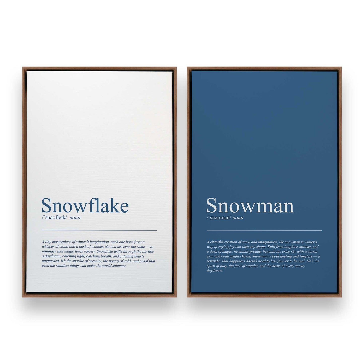 [Color:Walnut], Picture of art in a Walnut frame