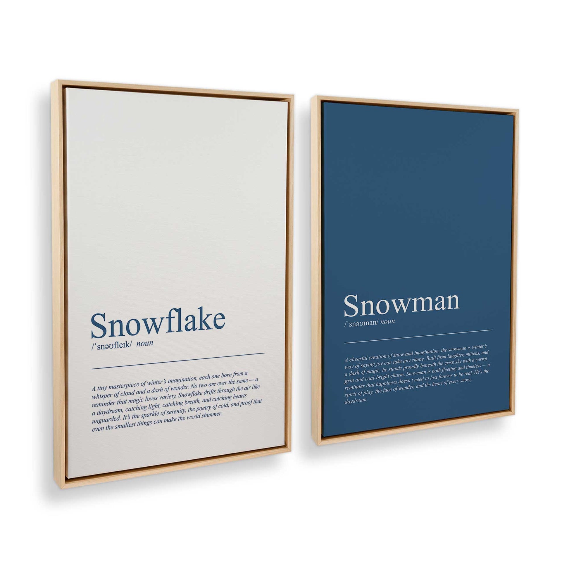 [Color:American Maple], Picture of art in a American Maple frame at an angle