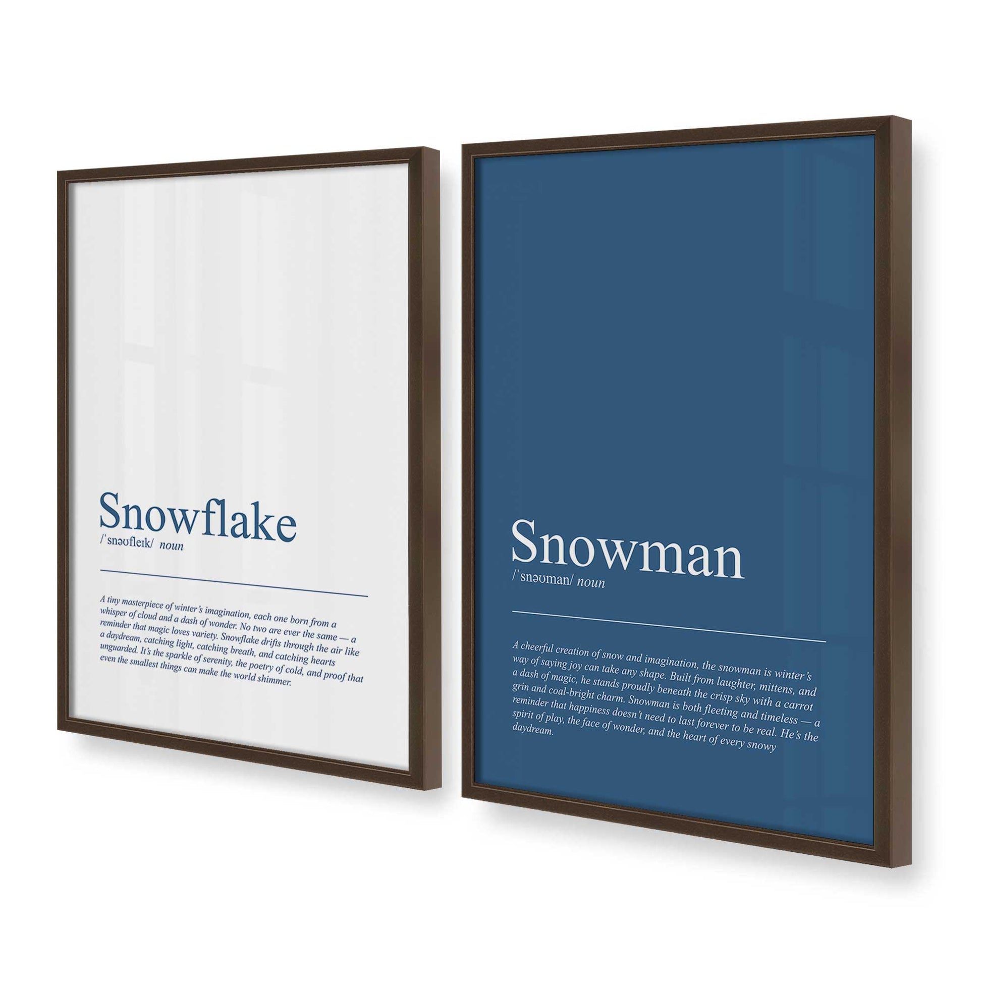 [Color:Belvinder Brown], Picture of art in a Belvinder Brown frame at an angle