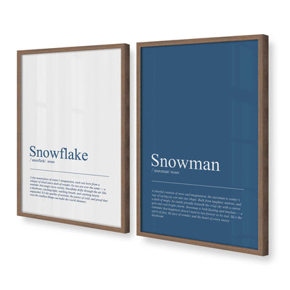 [Color:Walnut], Picture of art in a Walnut frame at an angle