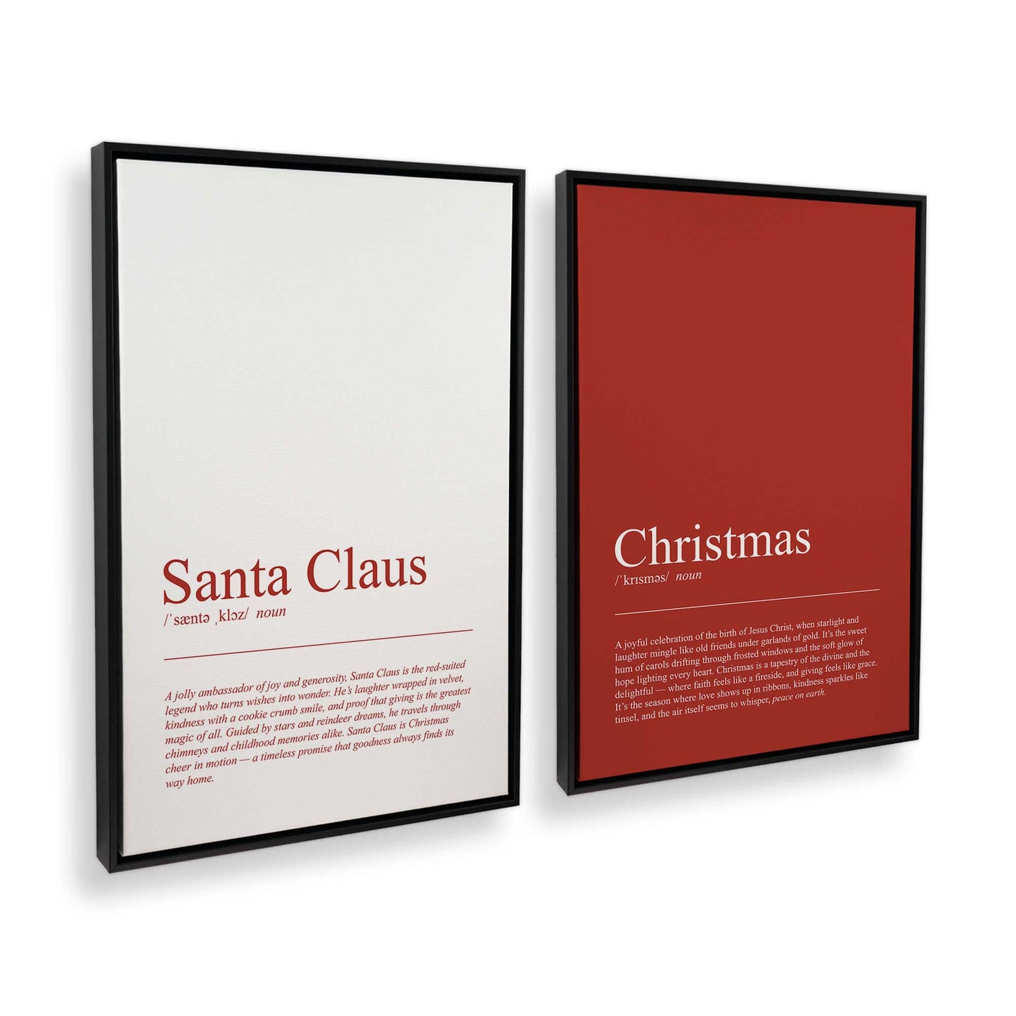 [Color:Satin Black], Picture of art in a Satin Black frame at an angle