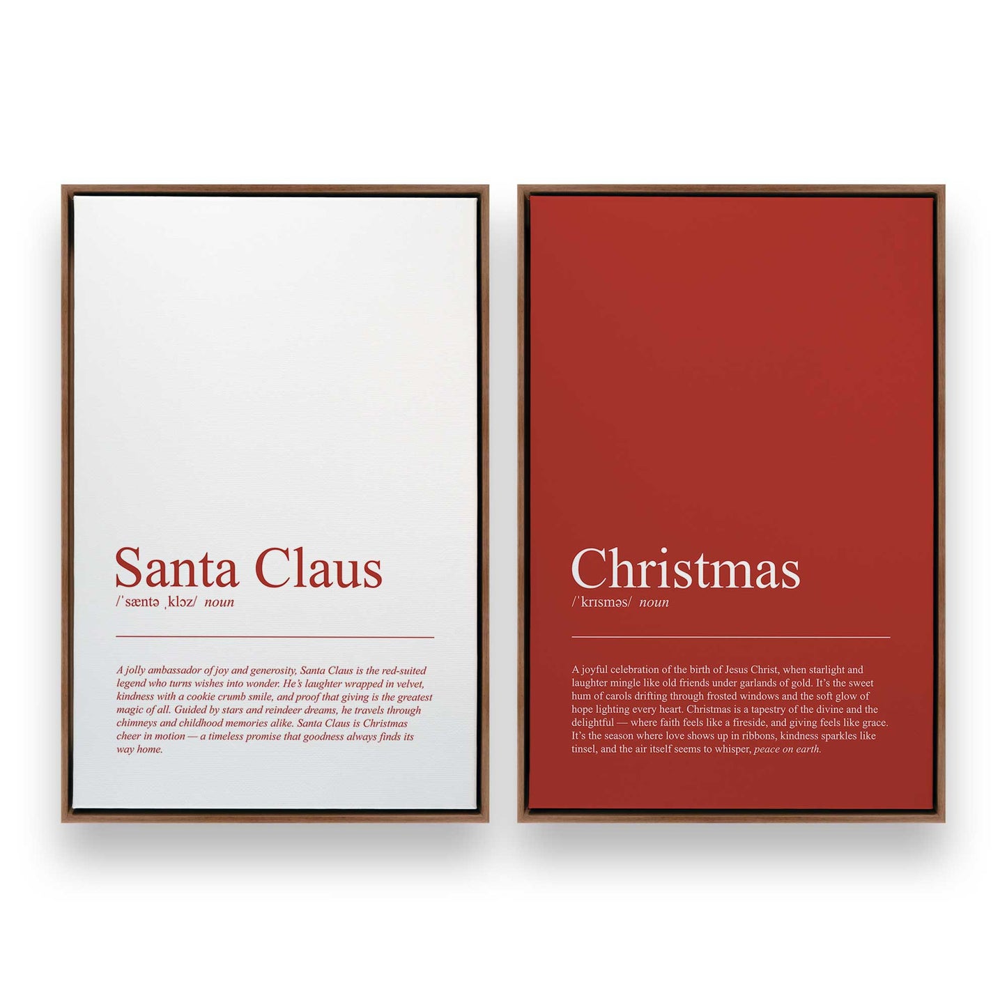 [Color:Walnut], Picture of art in a Walnut frame