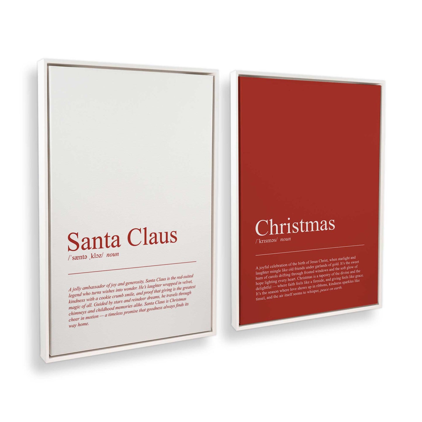 [Color:Opaque White], Picture of art in a White frame at an angle