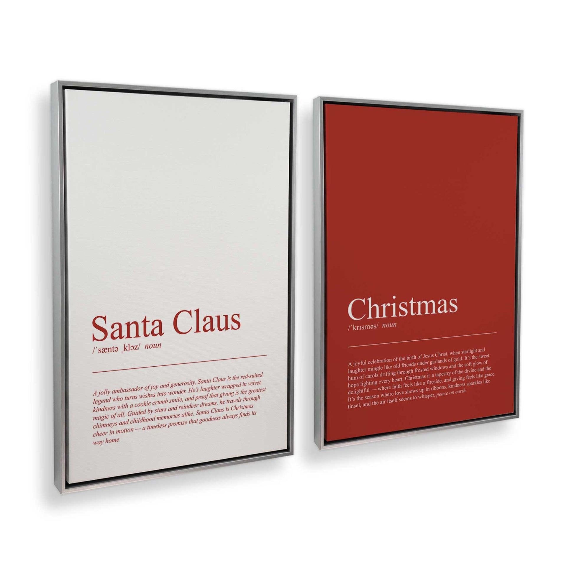 [Color:Polished Chrome], Picture of art in a Polished Chrome frame at an angle