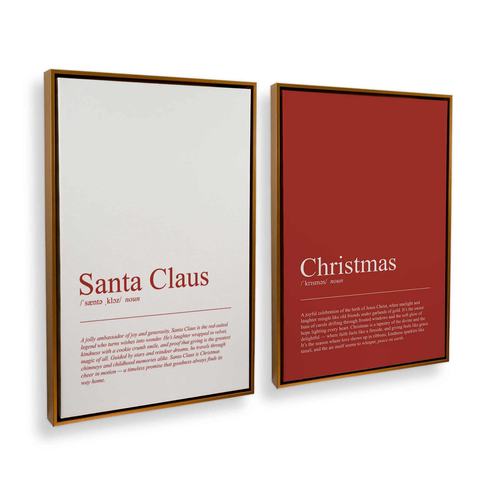 [Color:Polished Gold], Picture of art in a Polished Gold frame at an angle