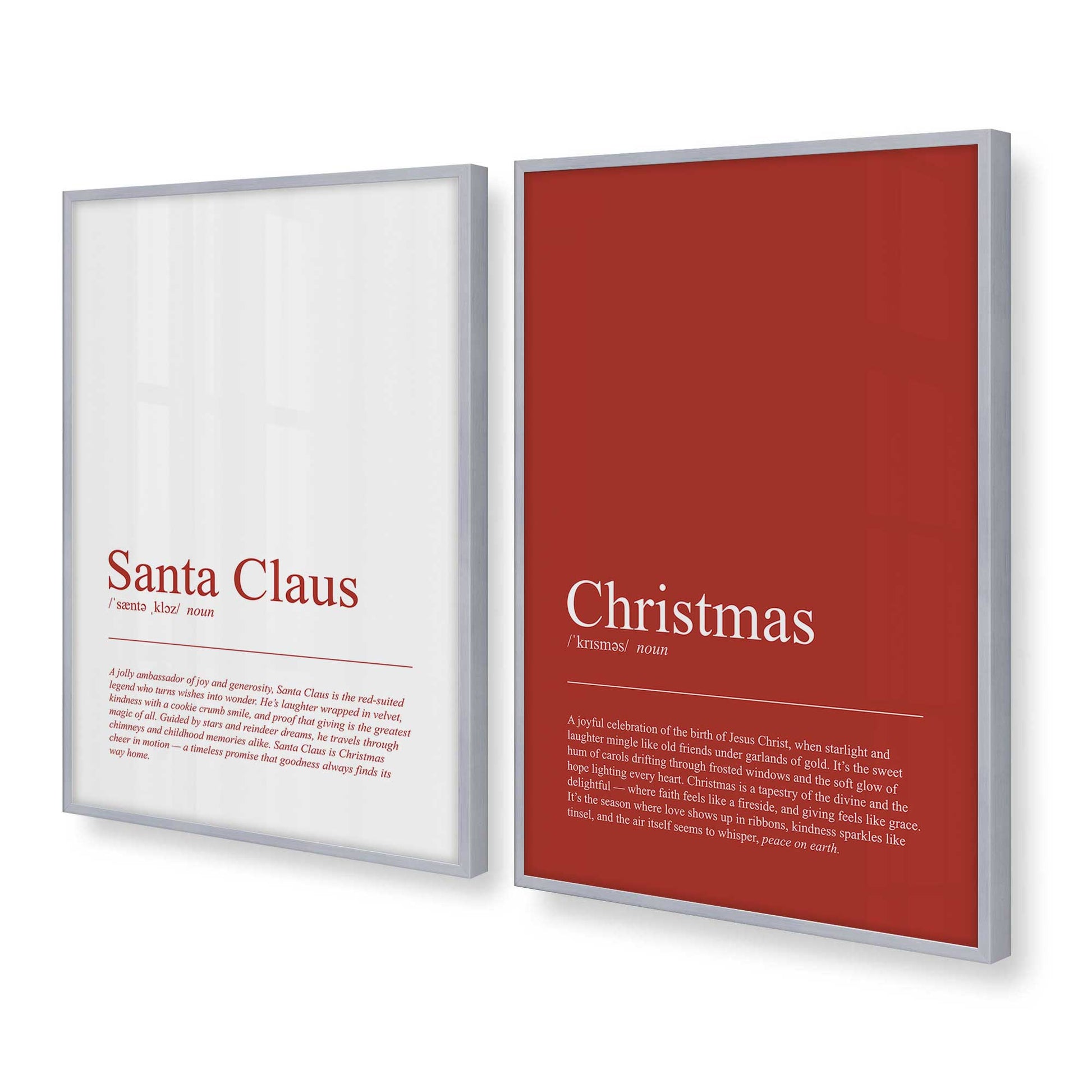 [Color:Polished Chrome], Picture of art in a Polished Chrome frame at an angle