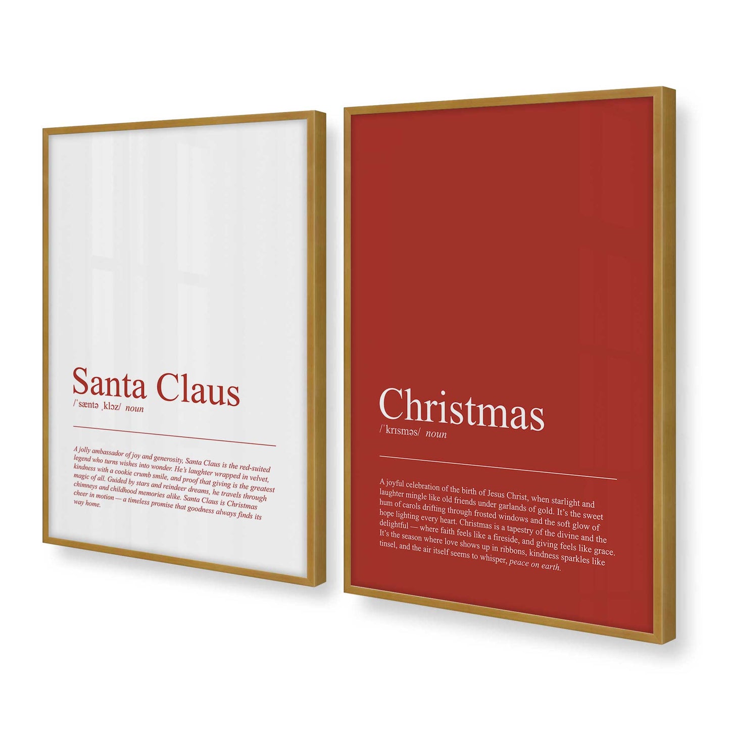 [Color:Polished Gold], Picture of art in a Polished Gold frame at an angle