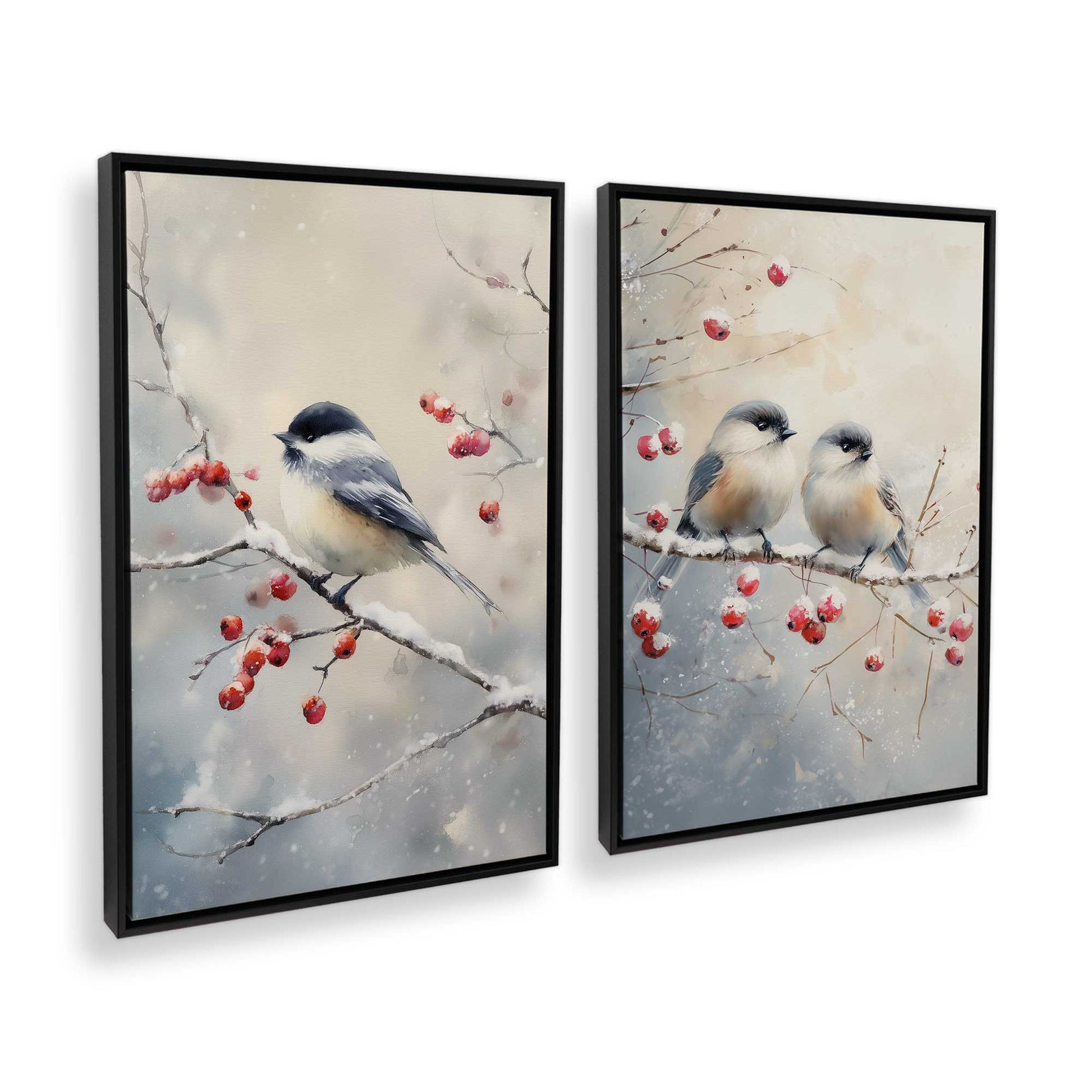 [Color:Satin Black], Picture of art in a Satin Black frame at an angle