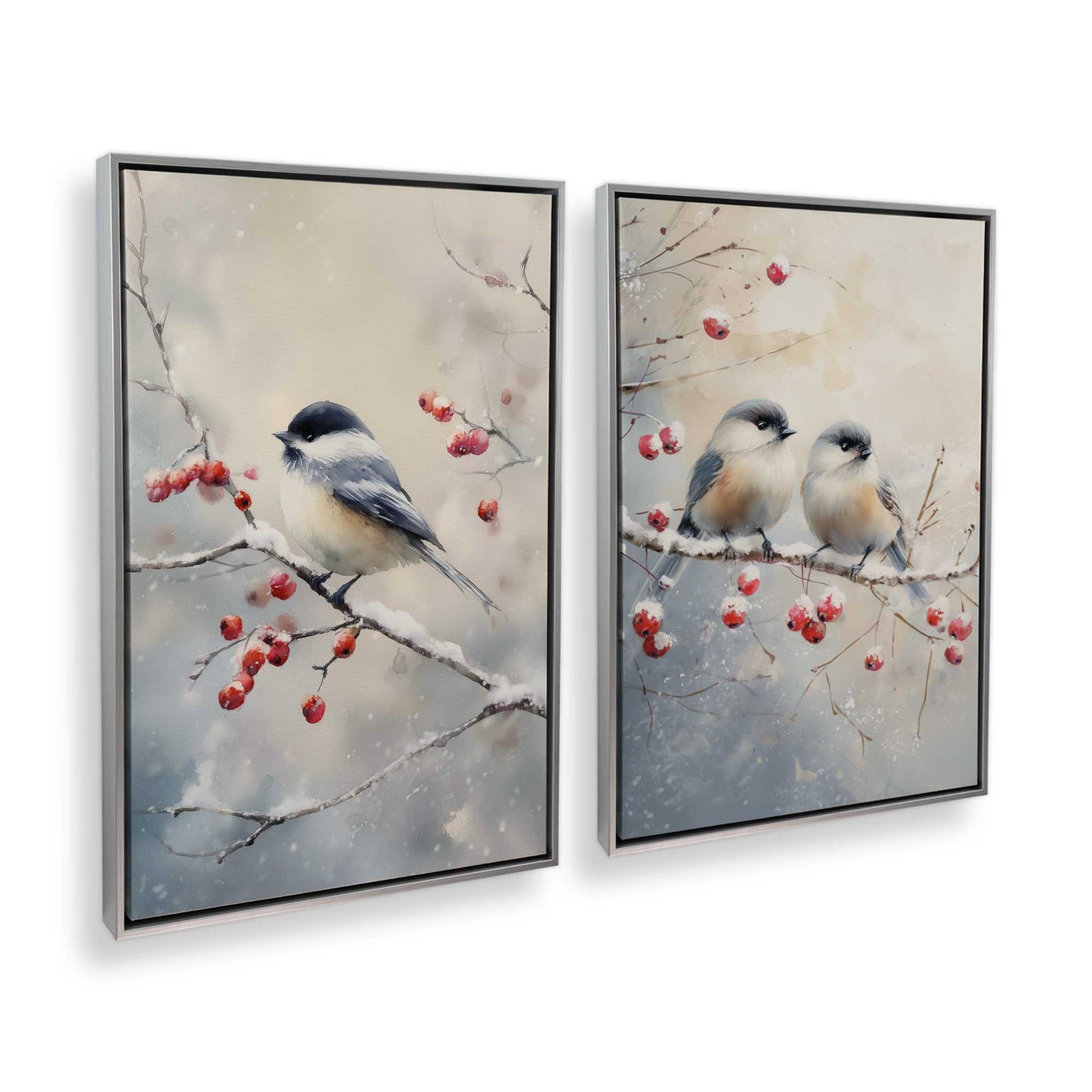 [Color:Polished Chrome], Picture of art in a Polished Chrome frame at an angle