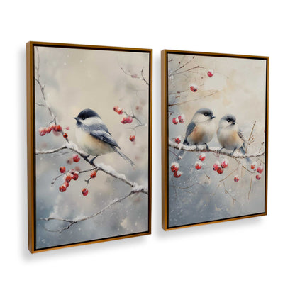 [Color:Polished Gold], Picture of art in a Polished Gold frame at an angle