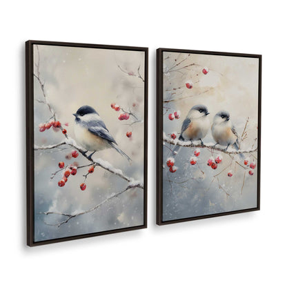 [Color:Espresso], Picture of art in a Espresso frame at an angle