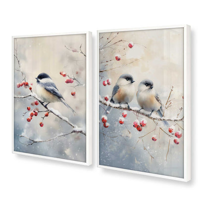 [Color:Opaque White], Picture of art in a Opaque White frame at an angle