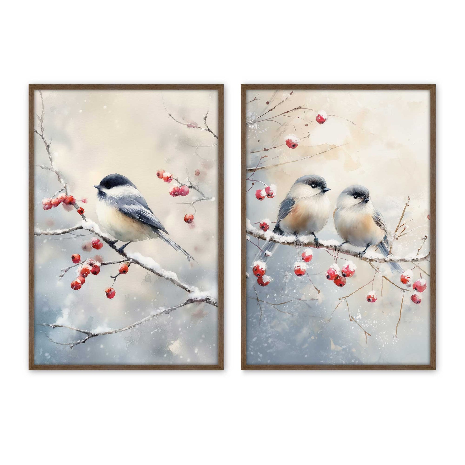 [Color:Walnut], Picture of art in a Walnut frame