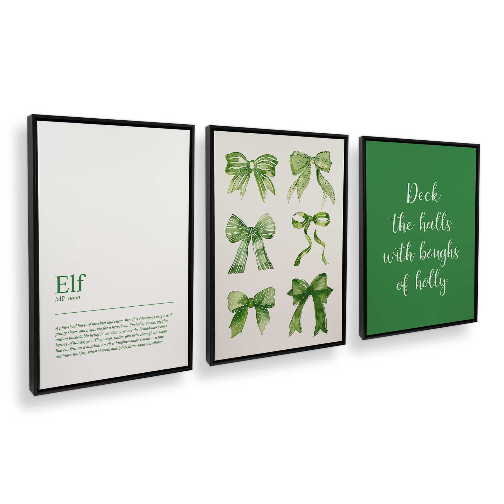 [Color:Satin Black], Picture of art in a Satin Black frame at an angle