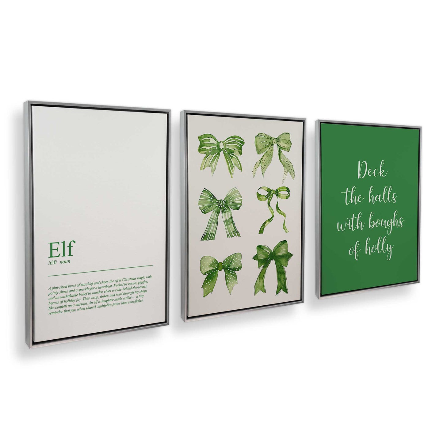 [Color:Polished Chrome], Picture of art in a Polished Chrome frame at an angle