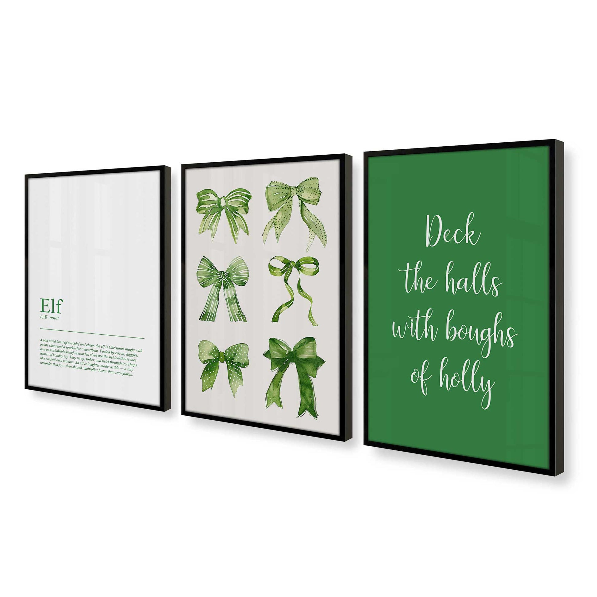 [Color:Satin Black], Picture of art in a Satin Black frame at an angle