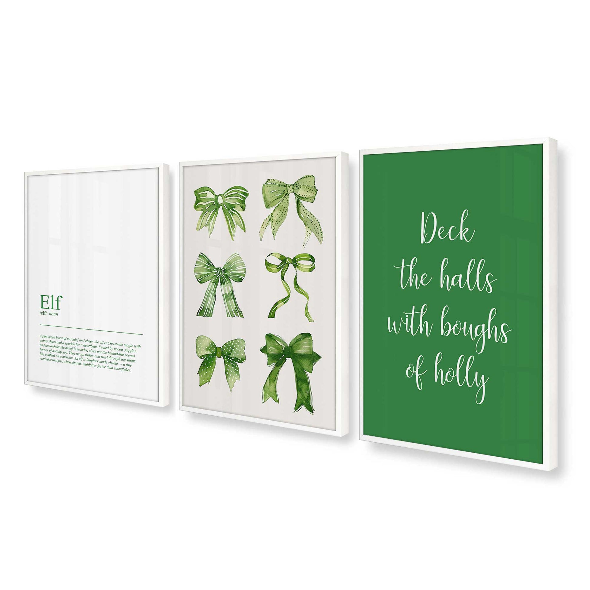 [Color:Opaque White], Picture of art in an Opaque White frame at an angle