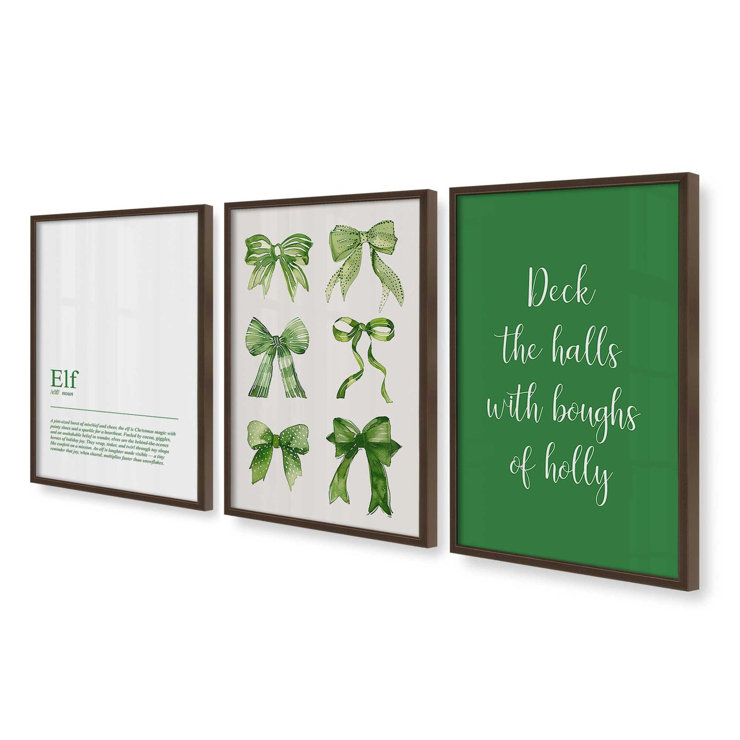 [Color:Belvinder Brown], Picture of art in a Belvinder Brown frame at an angle