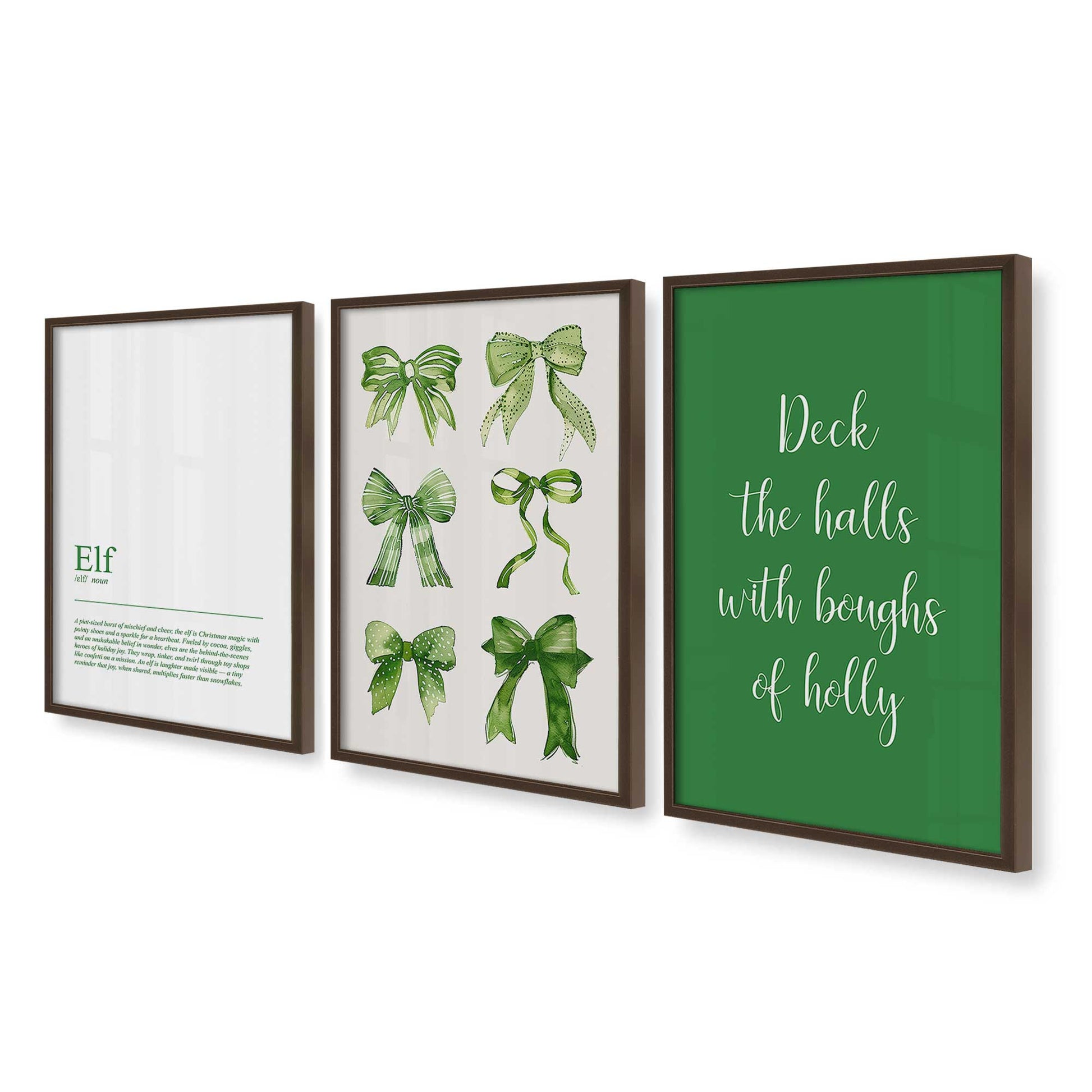 [Color:Belvinder Brown], Picture of art in a Belvinder Brown frame at an angle