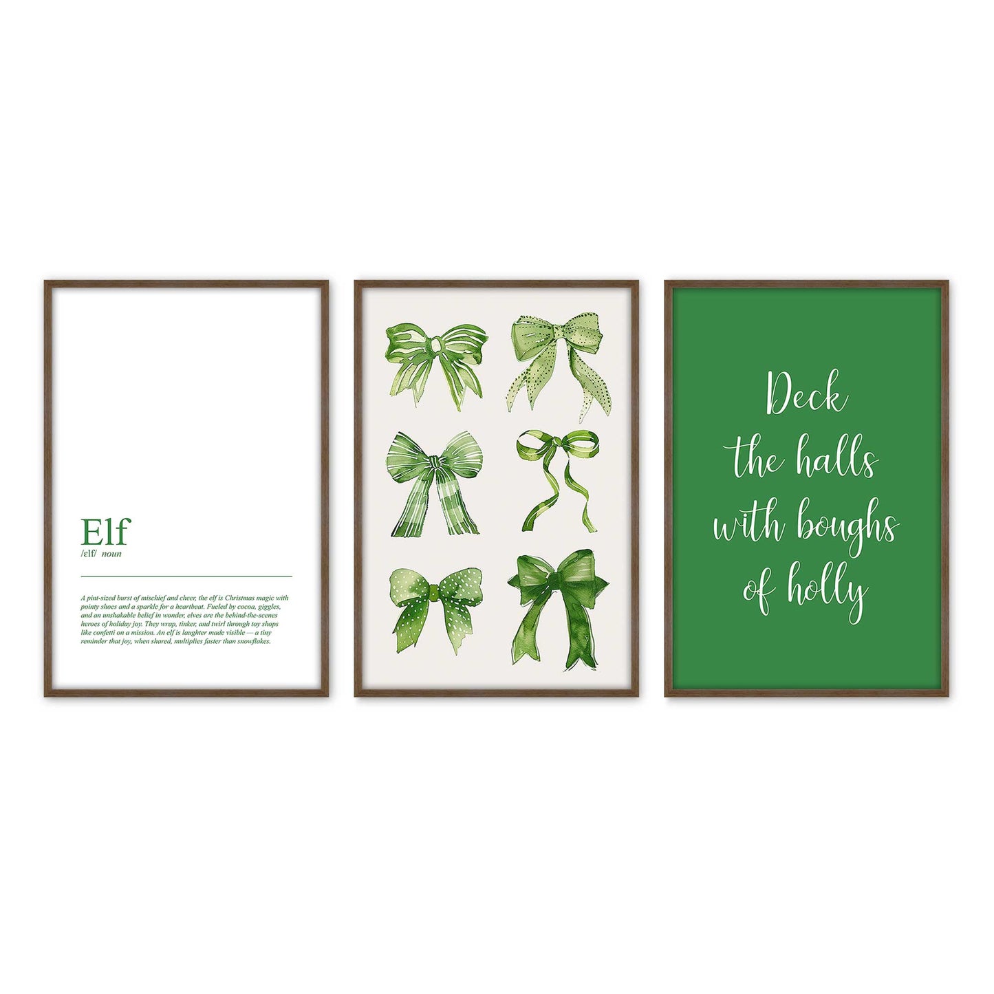 [Color:Walnut], Picture of art in a Walnut frame