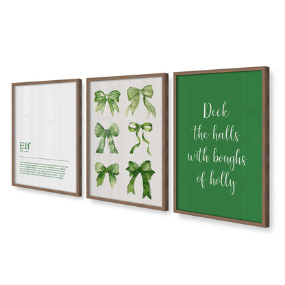 [Color:Walnut], Picture of art in a Walnut frame at an angle