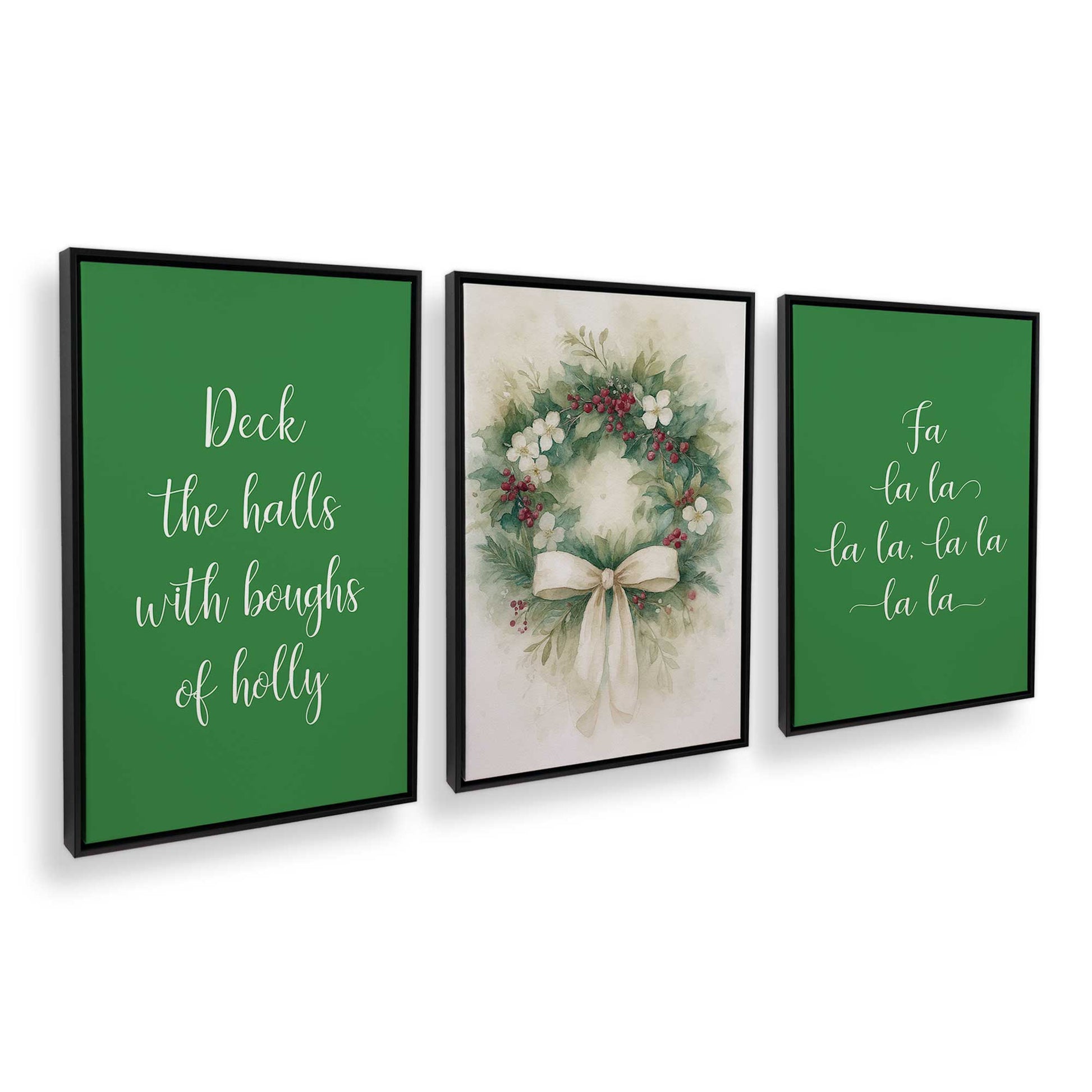 [Color:Satin Black], Picture of art in a Satin Black frame at an angle