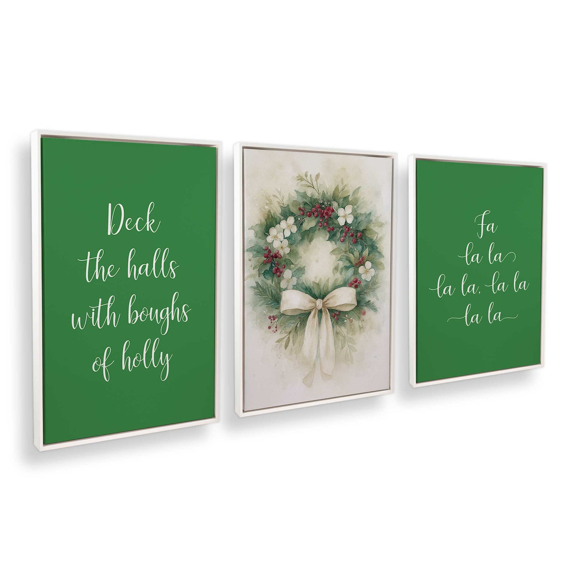 [Color:Opaque White], Picture of art in a White frame at an angle