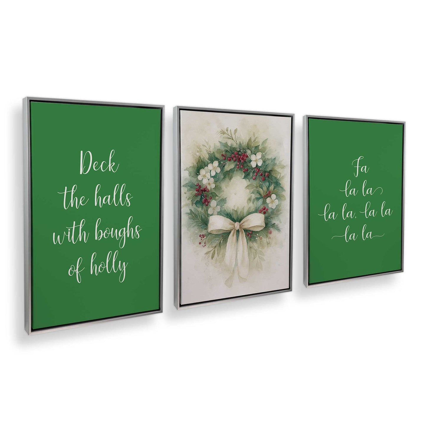 [Color:Polished Chrome], Picture of art in a Polished Chrome frame at an angle