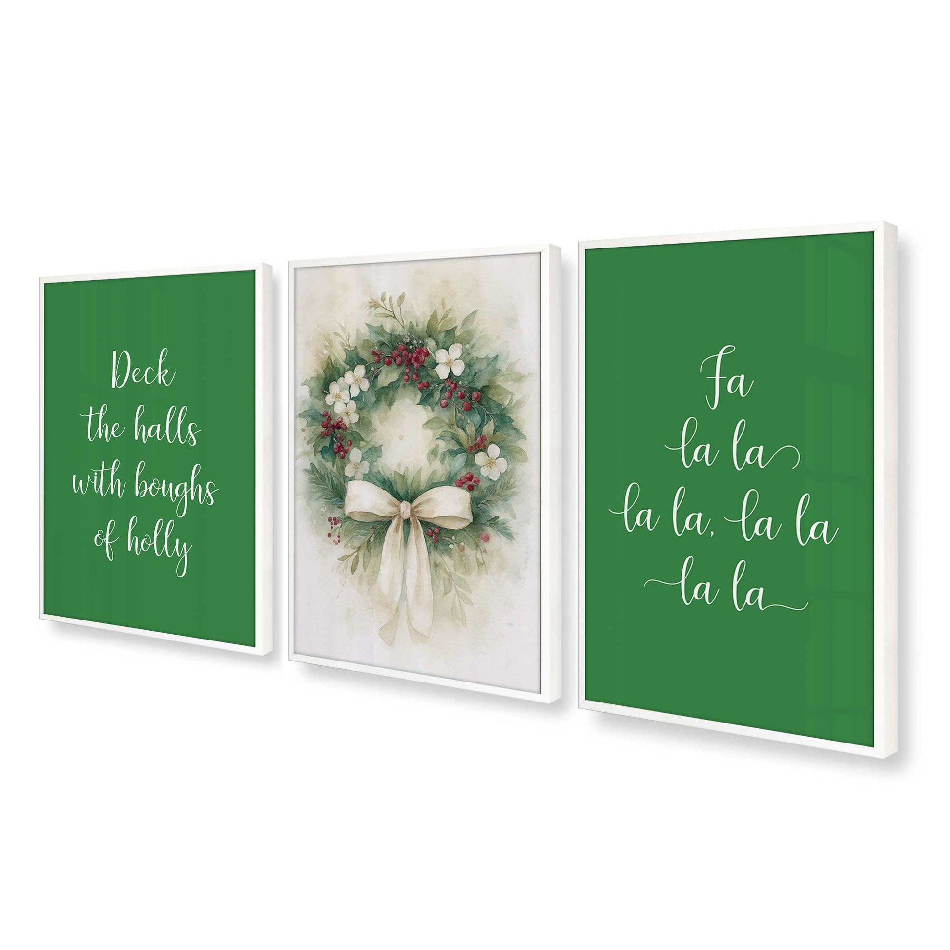 [Color:Opaque White], Picture of art in an Opaque White frame at an angle