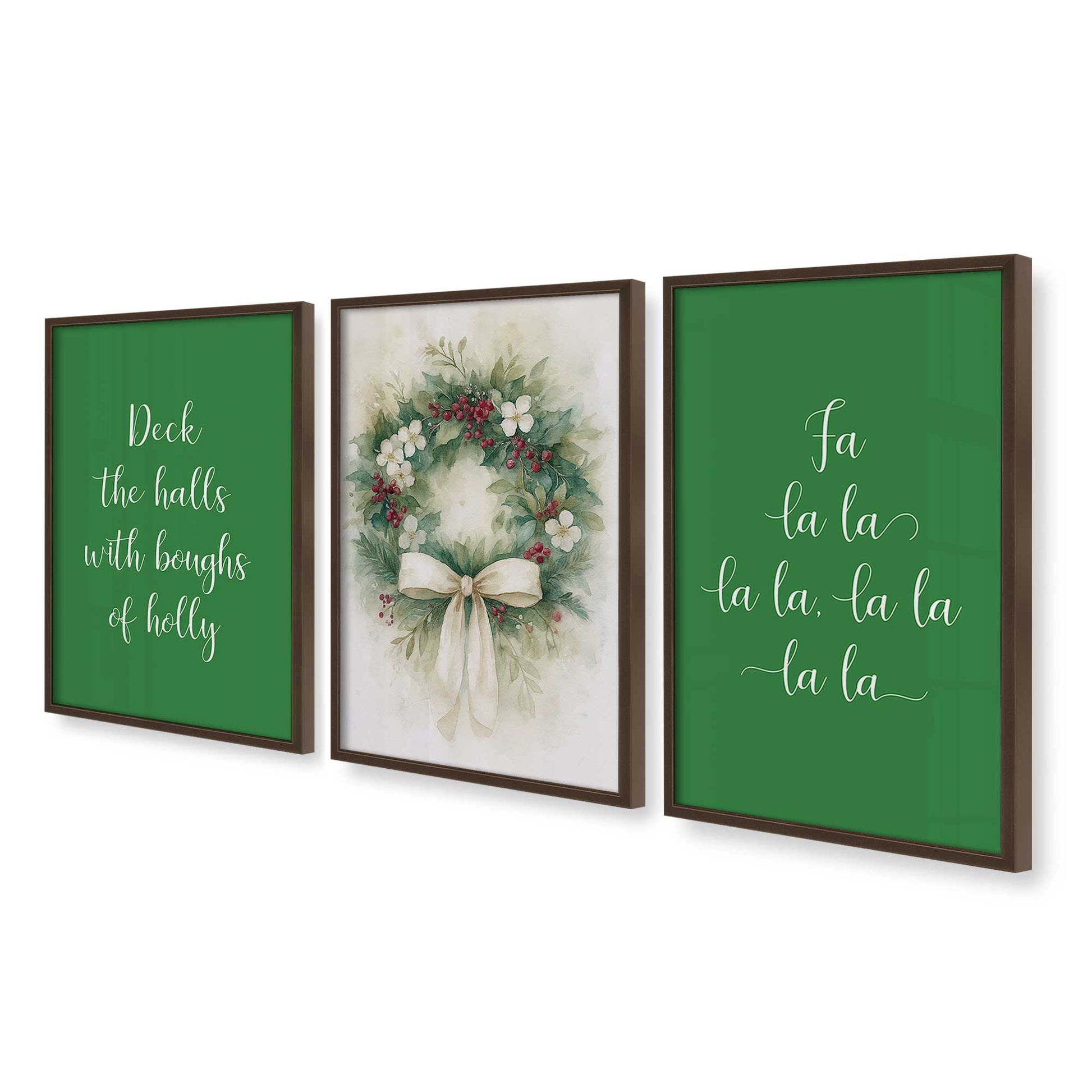 [Color:Belvinder Brown], Picture of art in a Belvinder Brown frame at an angle