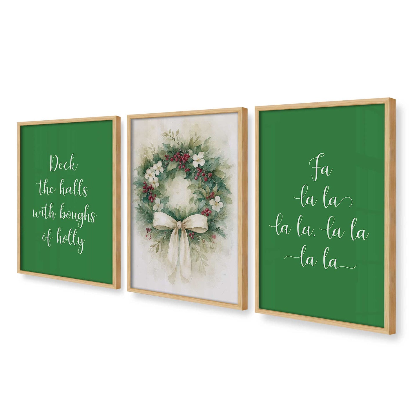 [Color:American Maple], Picture of art in an American Maple frame at an angle