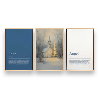 [Color:American Maple], Picture of art in an American Maple frame