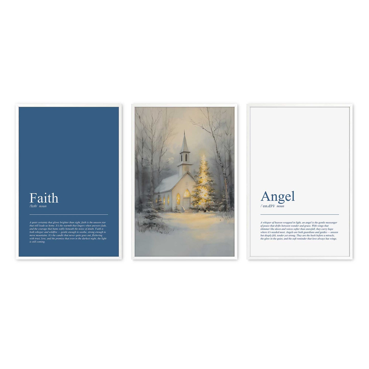 [Color:Opaque White], Picture of art in an Opaque White frame