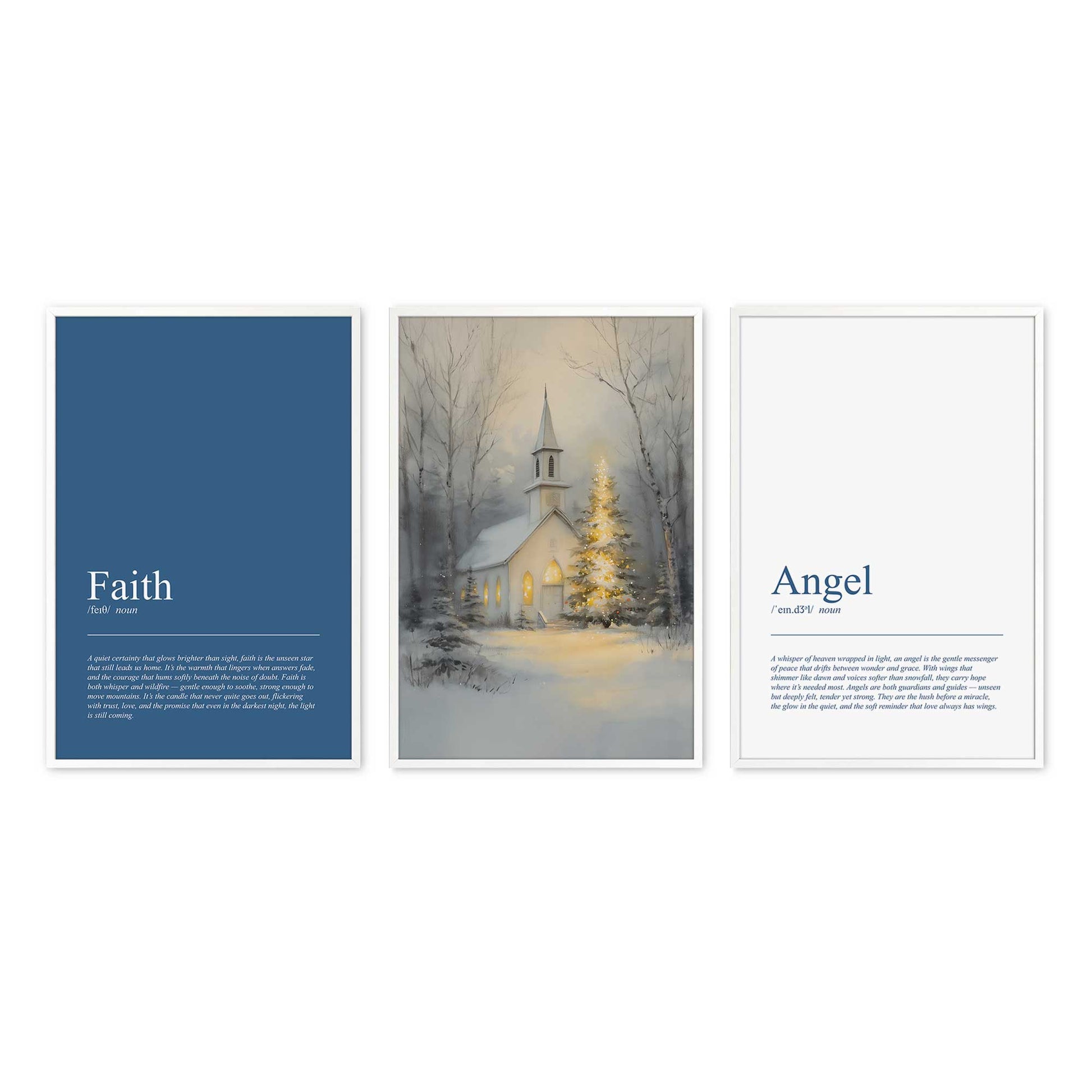 [Color:Opaque White], Picture of art in an Opaque White frame