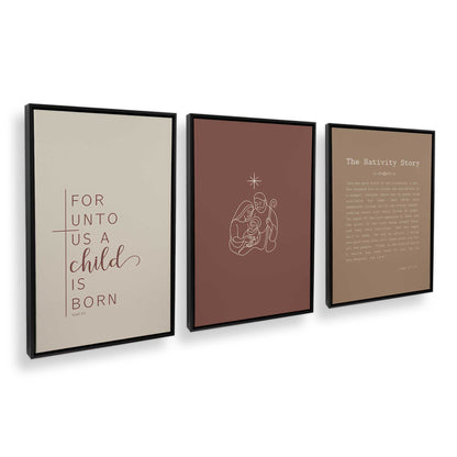 [Color:Satin Black], Picture of art in a Satin Black frame at an angle