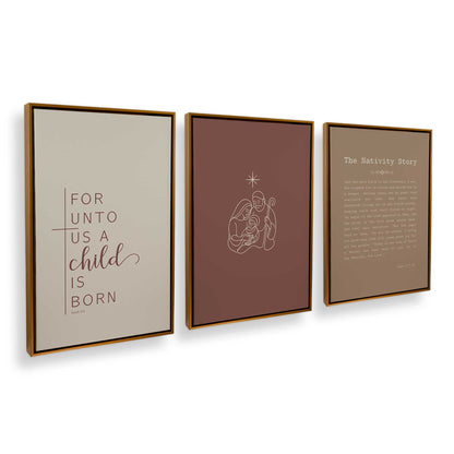 [Color:Polished Gold], Picture of art in a Polished Gold frame at an angle