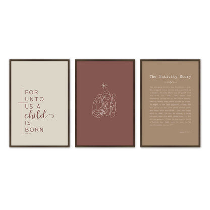 [Color:Belvinder Brown], Picture of art in a Belvinder Brown frame