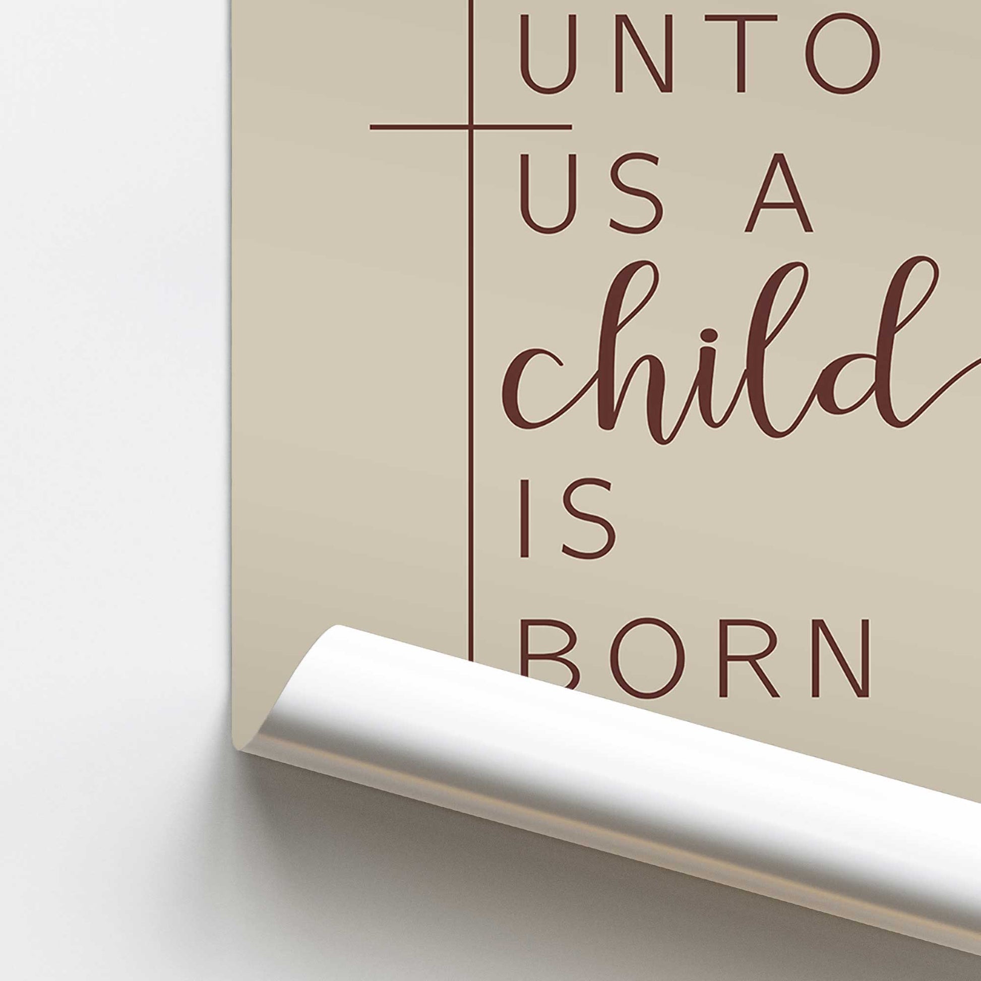 [color:Rolled Print], Picture of close up of art