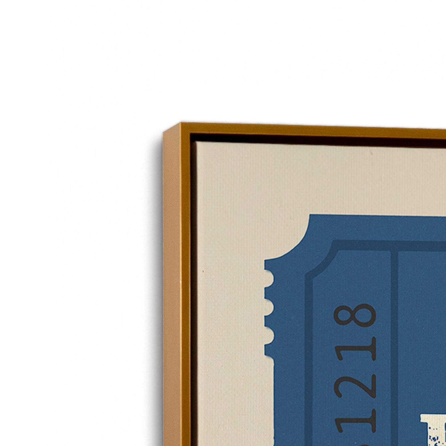 [Color:Polished Gold], Picture of the corner of the art