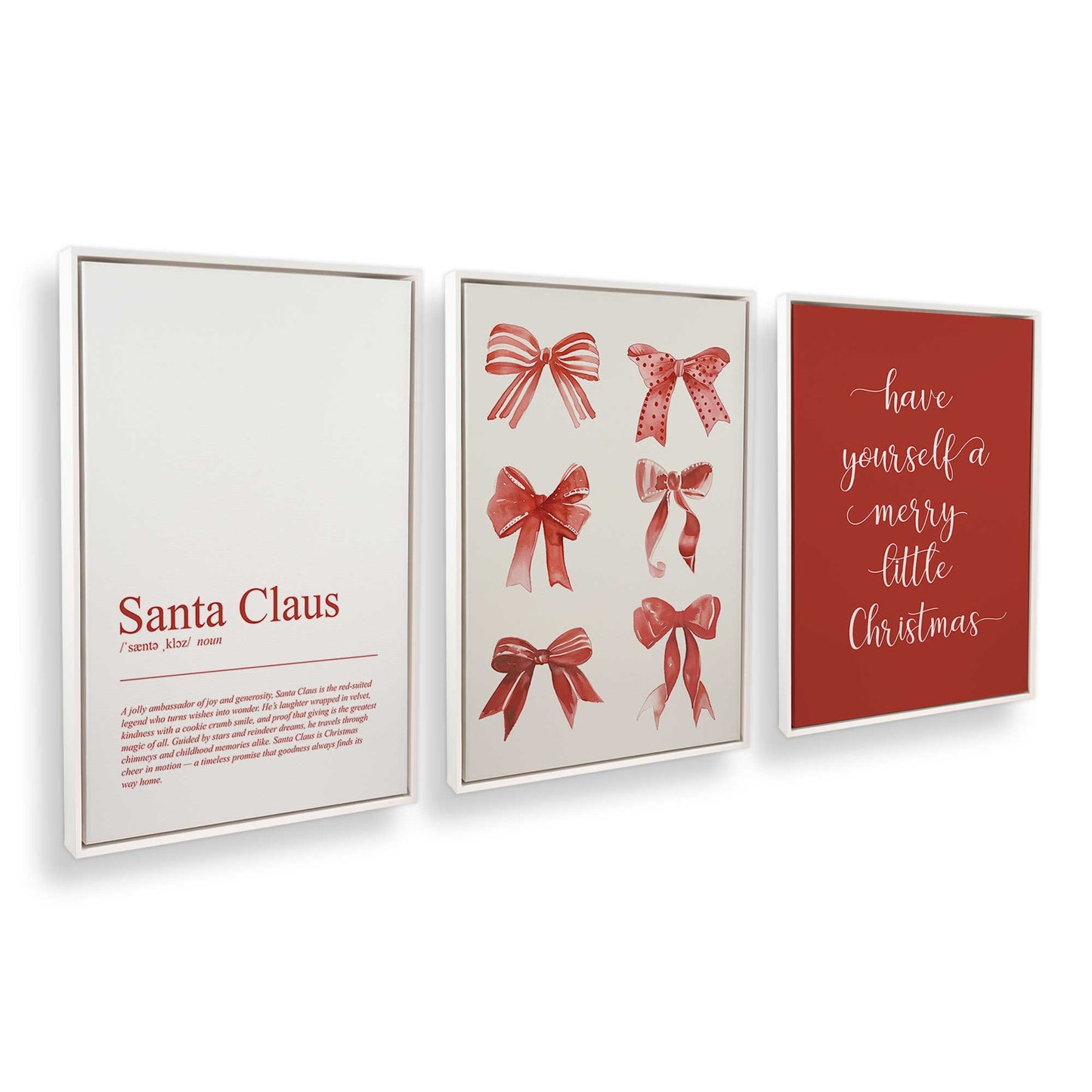 [Color:Opaque White], Picture of art in a White frame at an angle