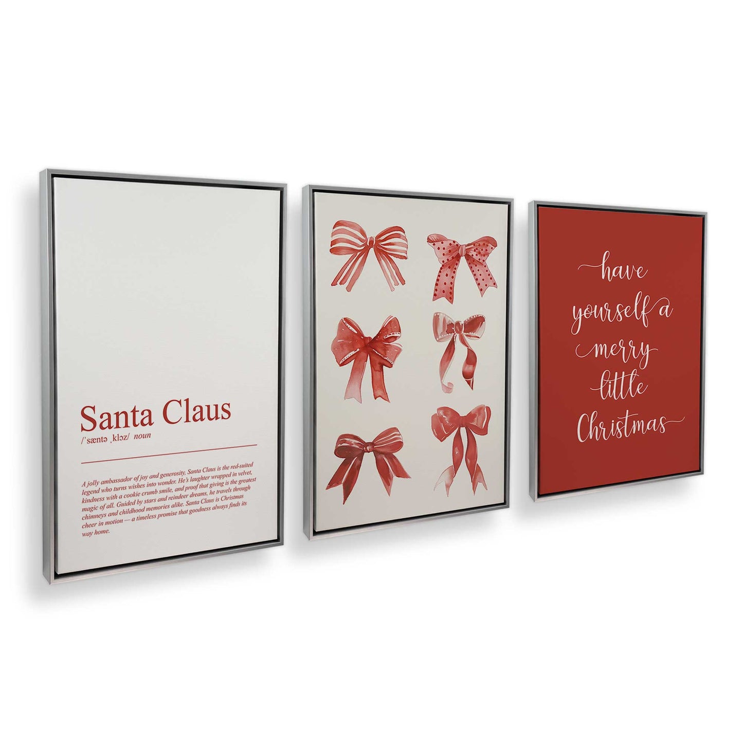 [Color:Polished Chrome], Picture of art in a Polished Chrome frame at an angle